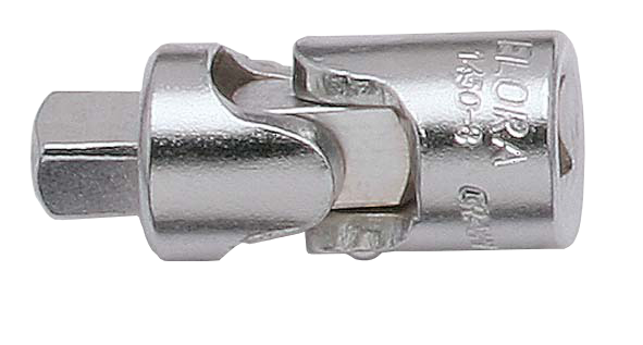 Elora Kardangelenk 1/4", matt verchromt, Chrom-Vanadium, Kugelarretierung, Modell 1450-8