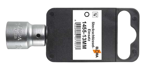 Elora Kunststoffaufhänger 1/4", passend für Steckschlüsseleinsätze und Antriebswerkzeuge, Modell 1455-SB