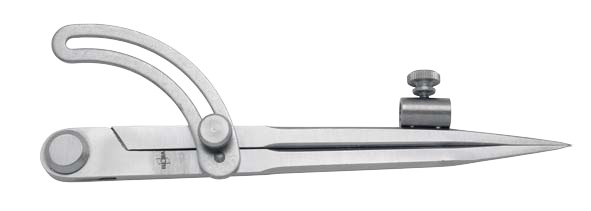 ELORA Bleistiftzirkel – Modell 1586-200, geschmiedet mit gehärteten Spitzen und Stellbogen