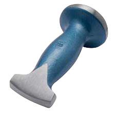 Elora Rundamboss 1636, geschmiedet, blau lackiert, mit geschliffenen Arbeitsflächen, aus Vergütungsstahl C45