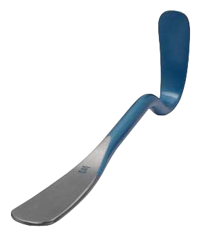 Elora Hebeleisen, schwer, geschmiedet, blau lackiert, geschliffene Arbeitsflächen, Modell 1649