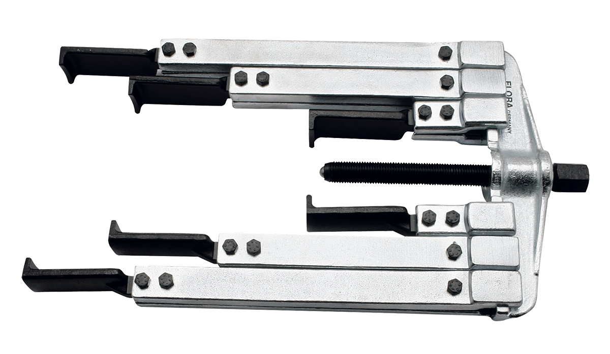 ELORA Abzieher-Satz 173S-2, 8-teilig – Ideal für schwer zugängliche Stellen, 2-armiger Abzieher mit flexiblen Abzughaken