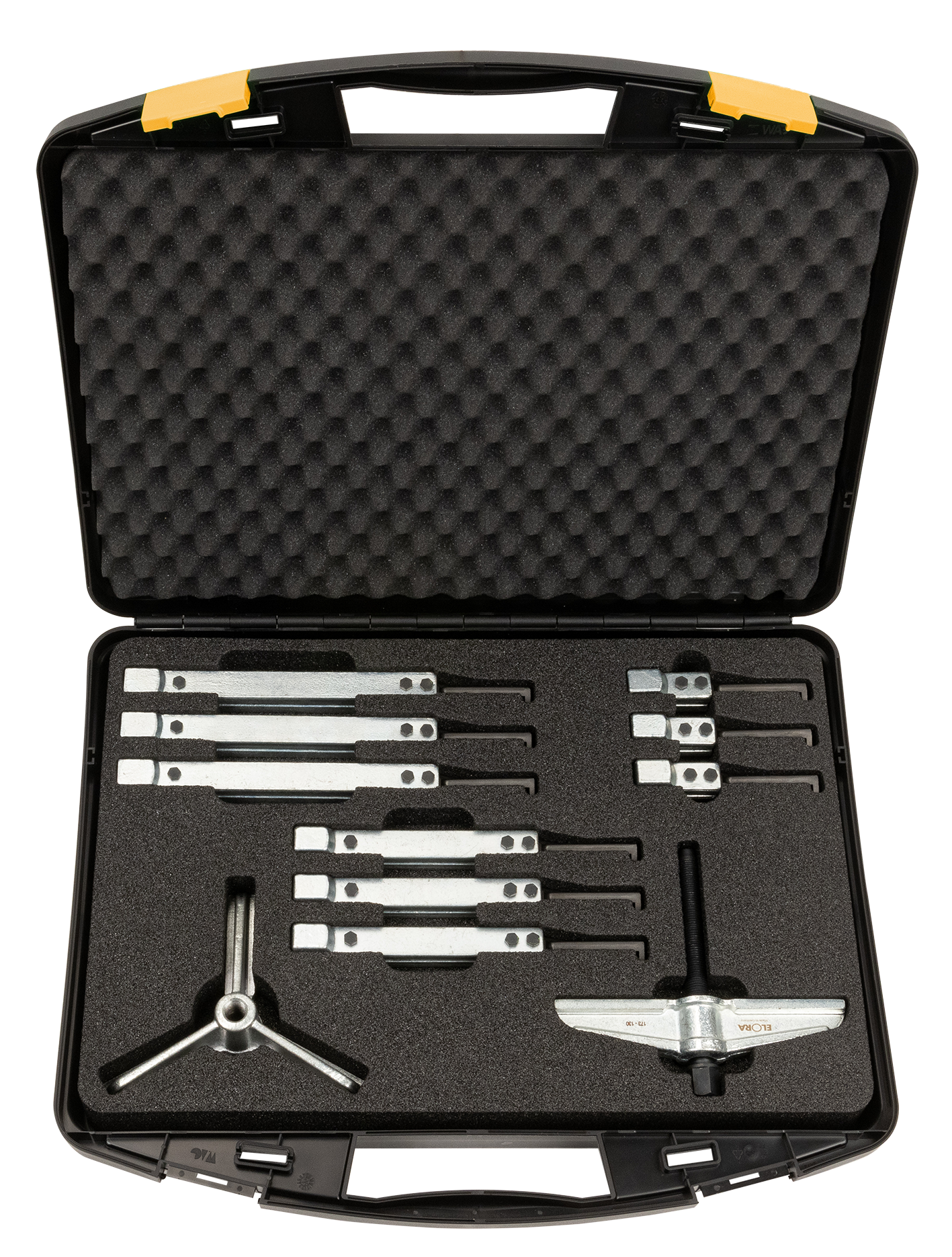 ELORA Universal Abzieher-Satz 173S-3, 6-teilig – 2/3-armiger Abzieher mit verschiedenen Abzughaken, ideal für schwer zugängliche Stellen