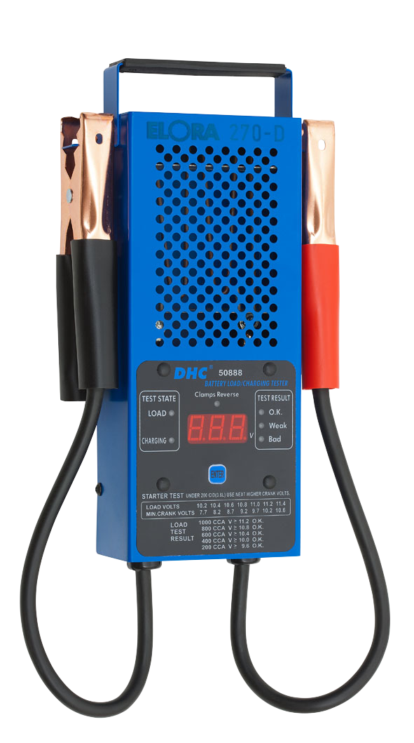 ELORA Digitaler Batterietester – Modell 270-D, zur schnellen Diagnose von Ladesystemen und Anlassern