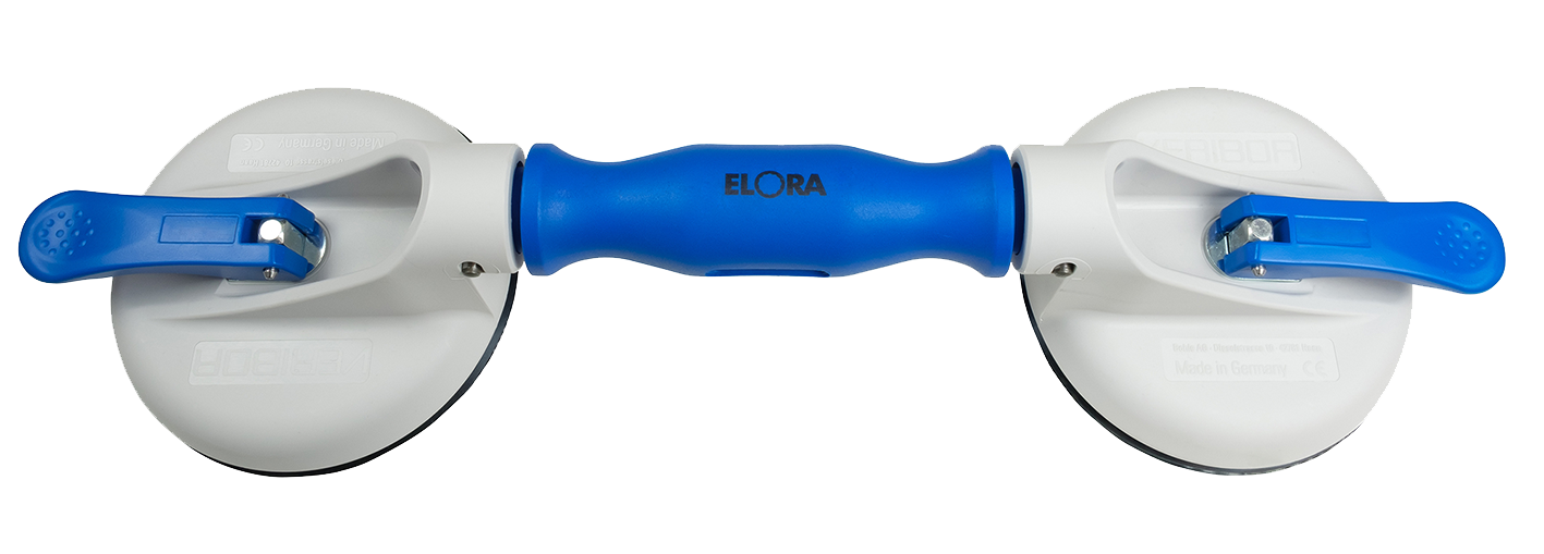 ELORA Saugheber 280G, bewegliche Köpfe, Sicherheitsverriegelung