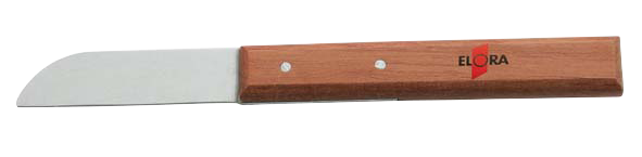 ELORA Arbeitsmesser/Bleimesser – Modell 281-B mit Holzgriff, gerade Klinge
