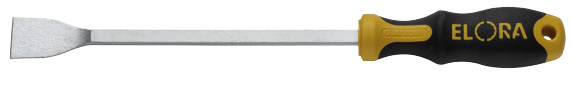 ELORA Dichtungsflachschaber gerade – Modell 290, rutschfester Quatrolit®-2K-Grif