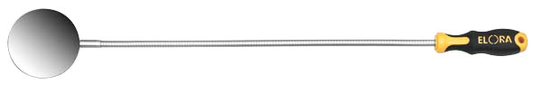ELORA Suchspiegel, flexibler Schaft, Metallfassung – Modell 295
