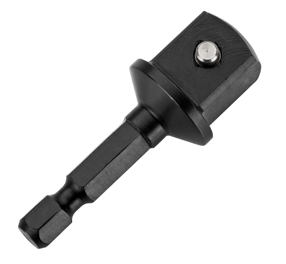 Elora Kraftschrauber-Adapter 1/2", Außensechskant, Stiftarretierung, Sonderstahl, Modell 3427