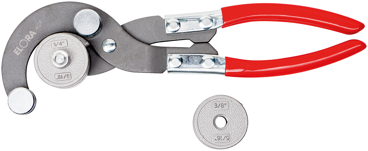 Rohrbiegezange für Rohre ø 4,75-10 (3/16"-1/4"), ELORA-407