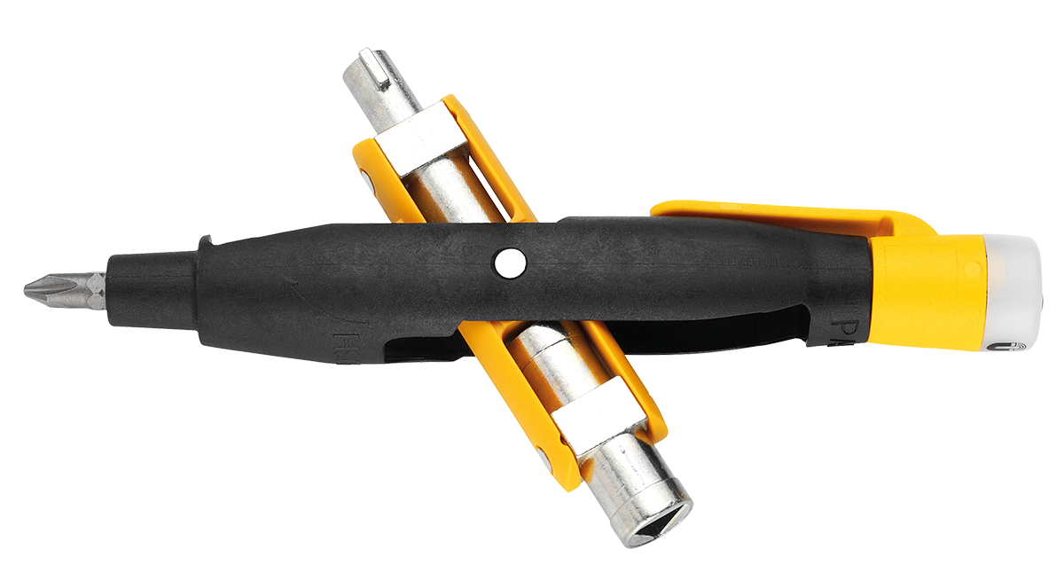 Elora Schaltschrankschlüssel Elektro, ELORA-70-3, für Pneumatik- und Hydrauliksysteme, Magnetventile, Magnetfeldsensor, Zink-Druckguss