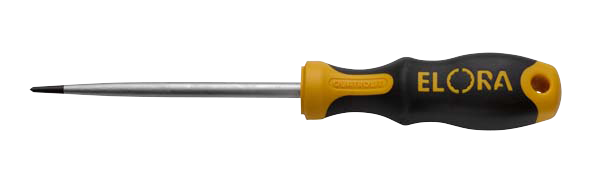 ELORA Rundahl 745 – Verchromte Klinge, rutschfester 2K-Griff, Spezialstahl