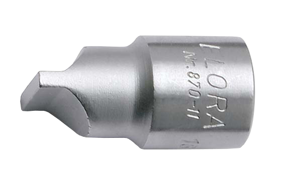 Elora Schraubendreher-Einsatz 3/8", ELORA-870-11, verchromt, poliert, aus Chrom-Vanadium