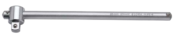 Elora Quergriff mit Gleitstück, 3/8" Außenvierkant, matt verchromt, Modell 870-8