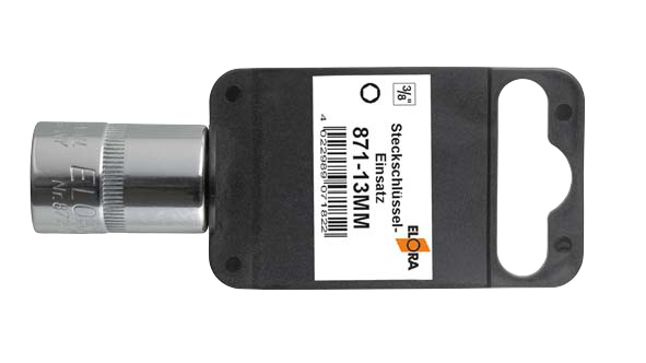 Elora Kunststoffaufhänger 3/8", passend für Steckschlüsseleinsätze und Antriebswerkzeuge, Modell 870-M SB