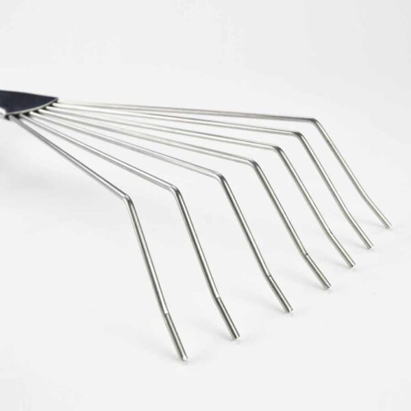 Sneeboer Laub-Harke 7 Zinken Luxe – Kompaktes Werkzeug für präzise Gartenpflege (85 cm)