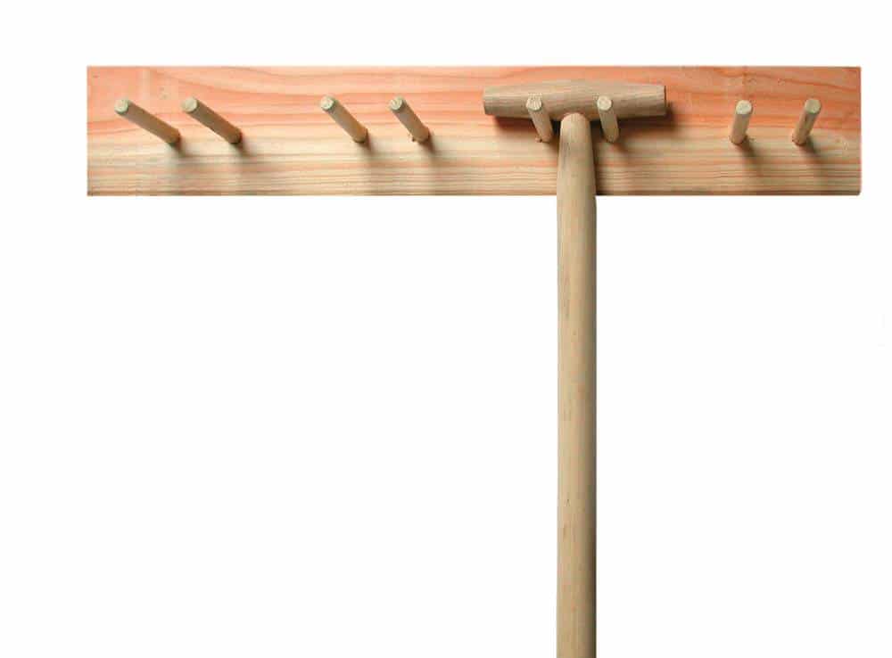 Sneeboer Aufbewahrungssystem für Gartengeräte mit 60 cm Länge, stabile Werkzeug-Garderobe