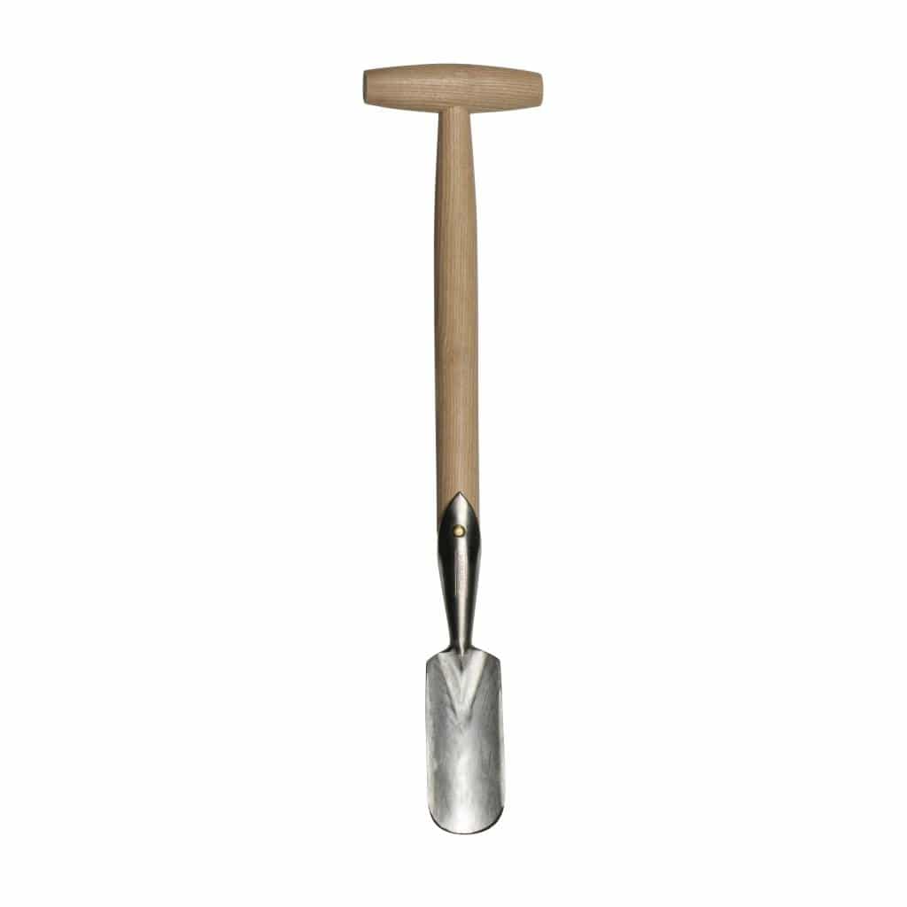Sneeboer Blumenzwiebelschaufel mit 12 cm Edelstahlblatt und Eschenholzgriff, Gesamtlänge 51 cm