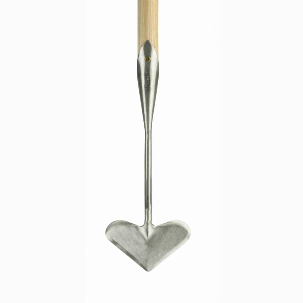 Sneeboer Herz-Schuffel mit 12 cm Edelstahlklinge und 155 cm Eschenholzgriff, Gesamtlänge 174 cm