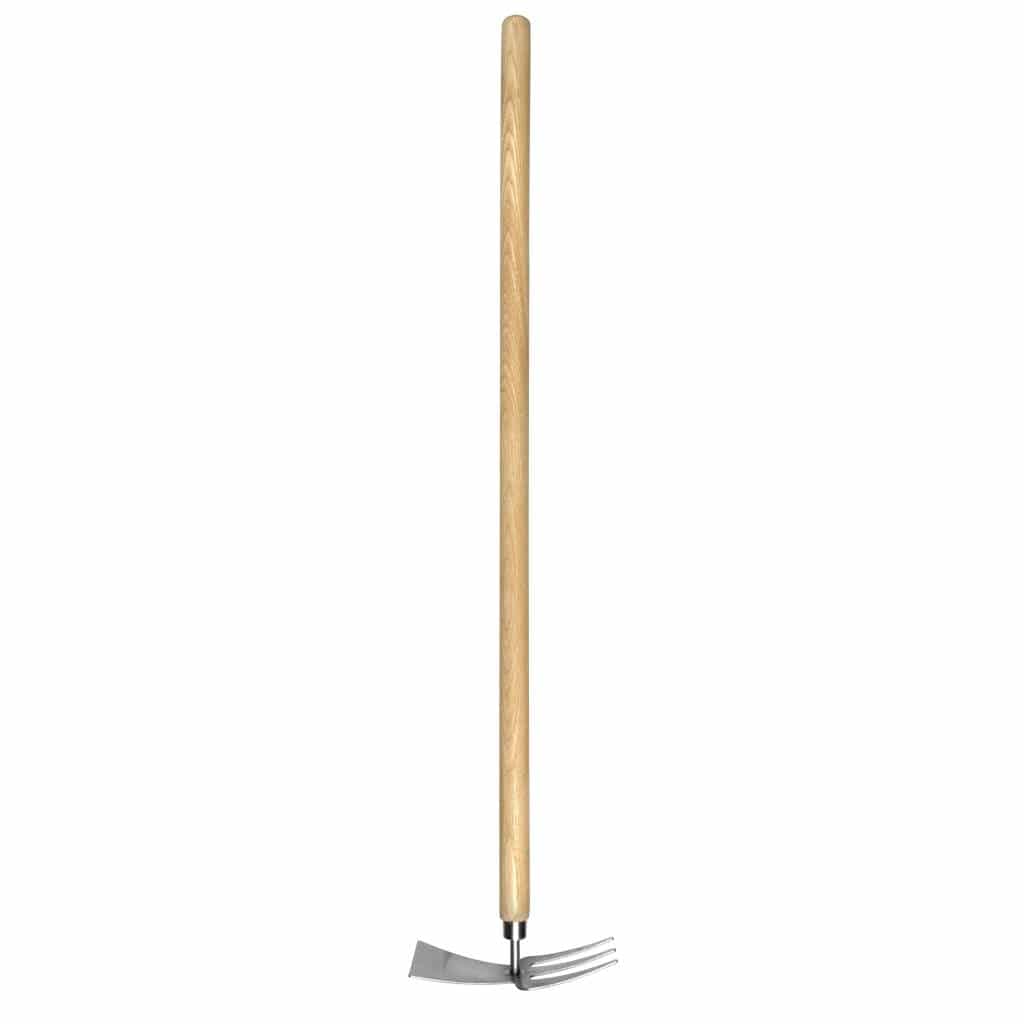 Sneeboer Kinder-Kombihacke mit 7 cm Edelstahlklinge und 75 cm Eschenholzgriff, Gesamtlänge 78 cm
