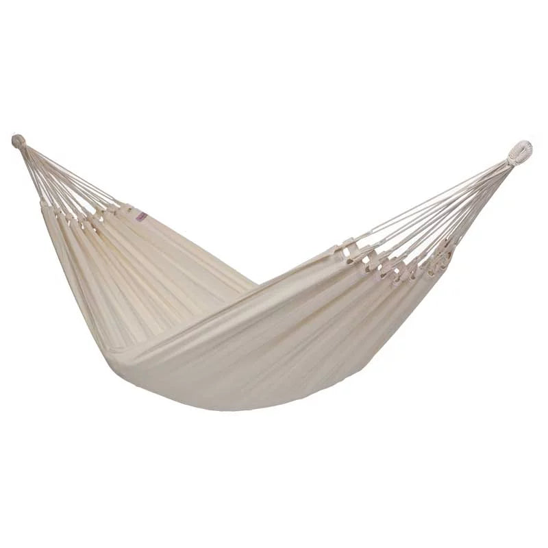 tuchhaengematte zum chillen in weiss