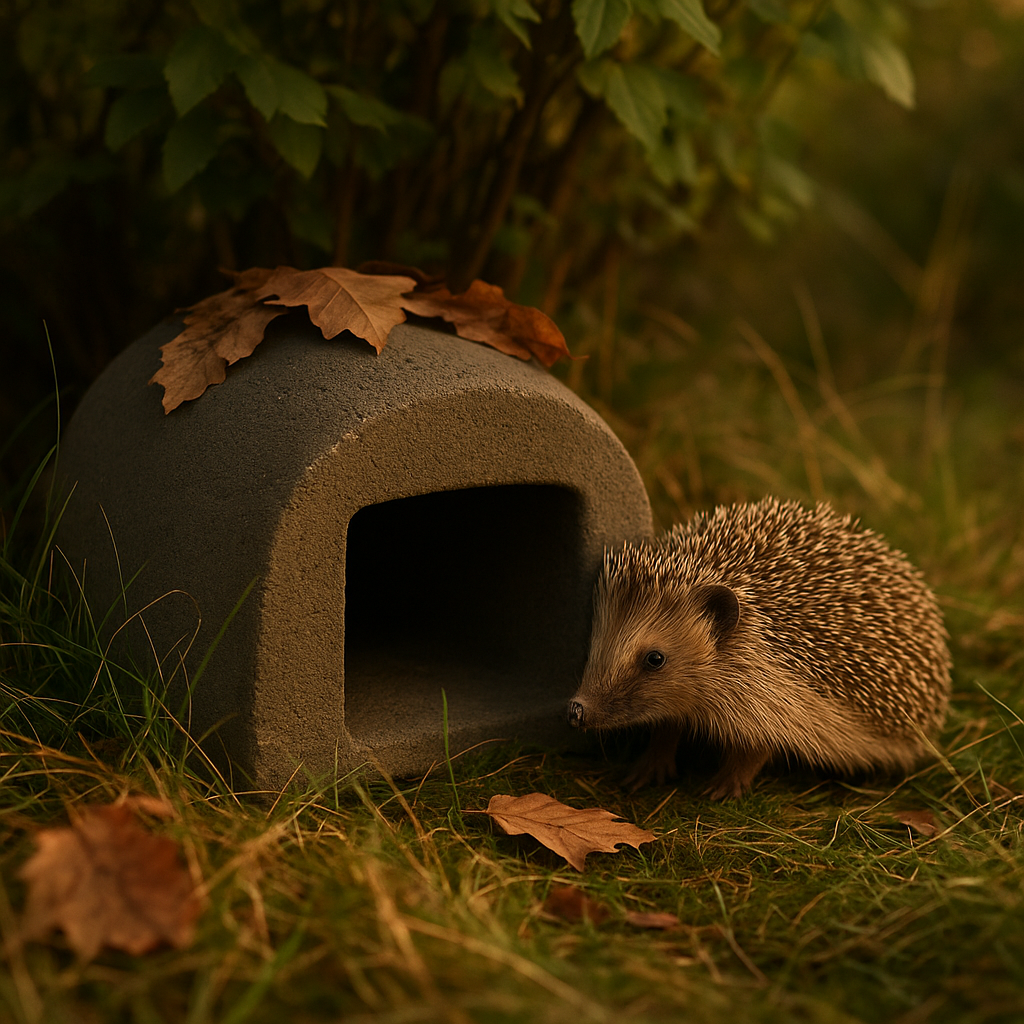 Schaffe Rückzugsorte für Igel im Garten – mit wetterfesten Igelhäusern aus Holzbeton. Ideal zum Überwintern & als Tagesversteck. Nachhaltig & artgerecht bei GardenNeeds.