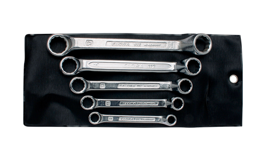 Doppelringschlüssel-Satz, 5-teilig, kurz, 8-17 mm – ELORA 112S 5M