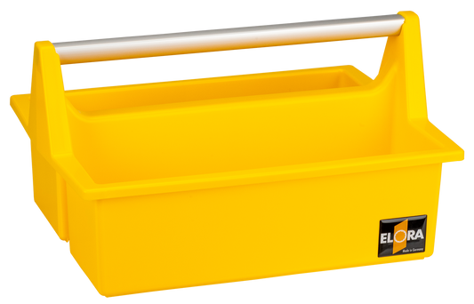Elora Mehrzwecktragekasten, ergonomischer Aluminiumgriff, 2 große Fächer, Polypropylen, Modell 1383-L
