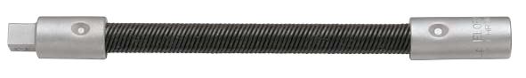 ELORA biegsame Verlängerung 1/4" 1450-6 – Flexibilität für schwer zugängliche Stellen, matt verchromt