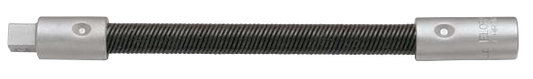 ELORA biegsame Verlängerung 1/4" 1450-6 – Flexibilität für schwer zugängliche Stellen, matt verchromt