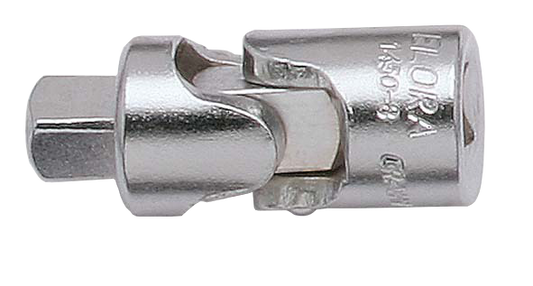 Elora Kardangelenk 1/4", matt verchromt, Chrom-Vanadium, Kugelarretierung, Modell 1450-8
