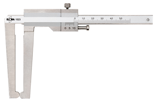 ELORA Bremsscheibenmessschieber/ Prüflehre – Modell 1523, Messbereich 60 mm, rostfreier Edelstahl