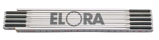 Elora Gliedermassstab, Buchenholz, mit expoxidlackierten Stahlscharnieren und verdeckter Niete, Modell 1544H
