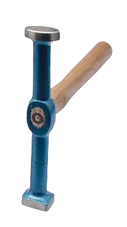 ELORA Ausbeulhammer – Modell 1608, 32x25 mm, geschmiedet, mit Eschenholzstiel