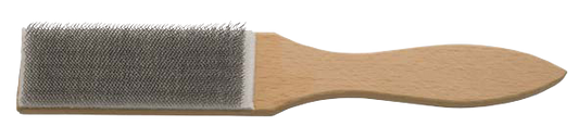 Elora Feilenbürste mit Holzkörper und dichtem Stahldrahtbesatz, Arbeitsfläche 250 x 40 mm, Modell 250FB
