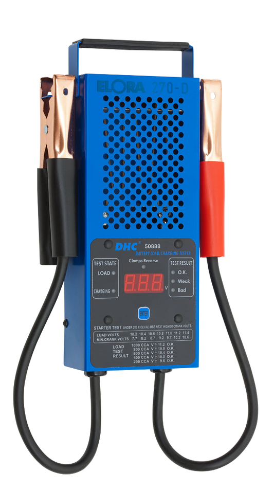 ELORA Digitaler Batterietester – Modell 270-D, zur schnellen Diagnose von Ladesystemen und Anlassern