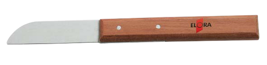 ELORA Arbeitsmesser/Bleimesser – Modell 281-B mit Holzgriff, gerade Klinge