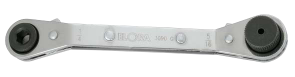 ELORA Bitknarre, abgebogen – Modell 3090G, mit Dauermagnet und umschaltbarer Ratschenfunktion