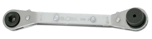ELORA Bitknarre, abgebogen – Modell 3090G, mit Dauermagnet und umschaltbarer Ratschenfunktion