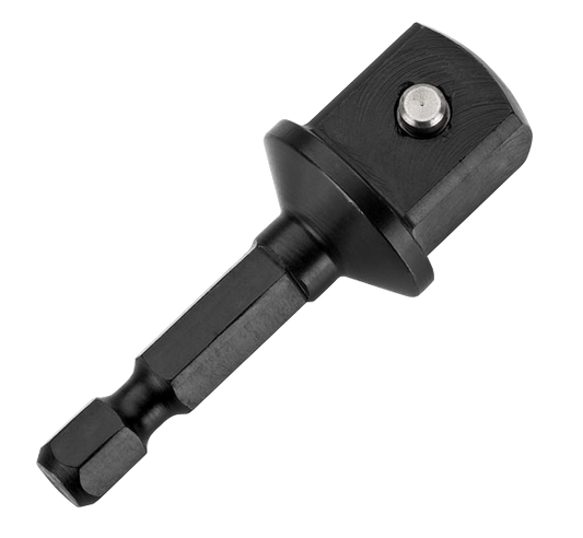 Elora Kraftschrauber-Adapter 1/2", Außensechskant, Stiftarretierung, Sonderstahl, Modell 3427
