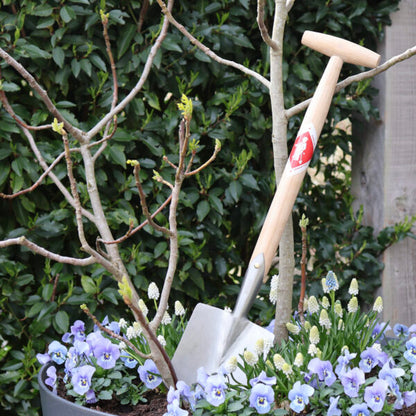 Sneeboer Handspaten – Robuster Gartenspaten für präzise Erdarbeiten (58 cm)
