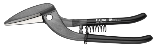 ELORA Pelikan-Blechschere 497R-300 – Rechtsschneidend, für Bleche bis 1,8 mm, PVC-Griff