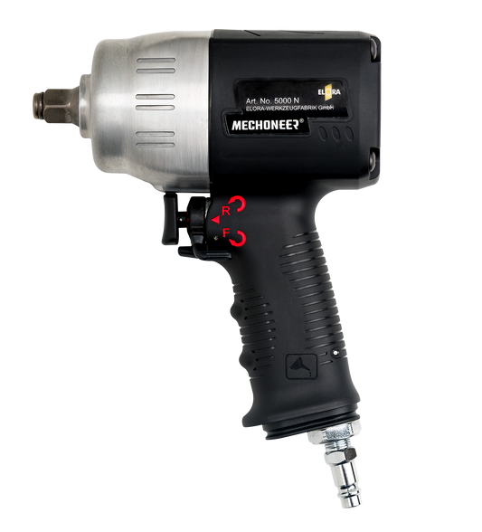 Elora Druckluft-Schlagschrauber 1/2" mit Kompositgehäuse und 1850 Nm Drehmoment, Modell 5000N