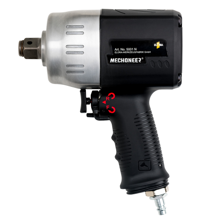 Elora Druckluft-Schlagschrauber 3/4" mit Kompositgehäuse und 2340 Nm Drehmoment, Modell 5001
