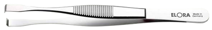 Elora Elektronik Bestückungspinzette, 90° abgewinkelte Spitzen, rostfrei und antimagnetisch, Modell 5120-ST
