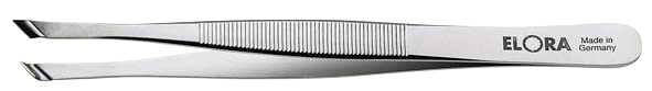 Elora Elektronik Bestückungspinzette, rostfrei und antimagnetisch, für kleine Bauteile, Modell 5190-ST
