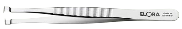 Elora Elektronik IC-Pinzette, blendfrei mattiert, mit spezieller IC-Spitze, Modell 5200-ST
