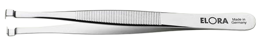 Elora Elektronik IC-Pinzette, blendfrei mattiert, mit spezieller IC-Spitze, Modell 5200-ST
