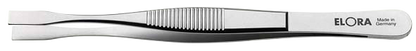 Elora Elektronik Greifpinzette, rostfrei, blendfrei mattiert, mit geriffelten Griffflächen, Modell 5220-ST
