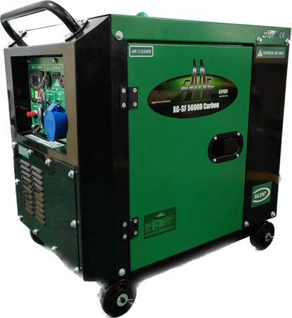 Notstromaggregat Inverter FME XG-SF 5600D Carbon mit integriertem ATS Eingang – Diesel Generator
